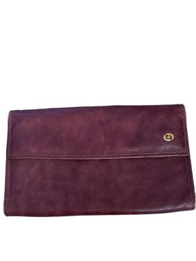 Women's Rolfs Leather Wallet One Size Burgundy Gold